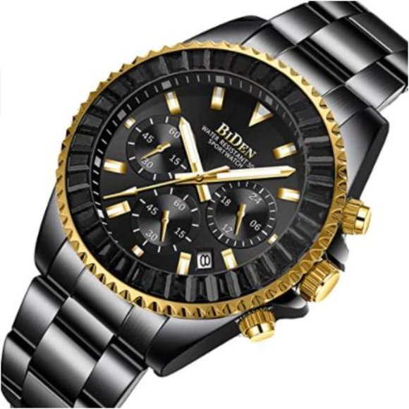 Stainless Steel Chronograph Casual Wrist Watch - Picture 2 of 6